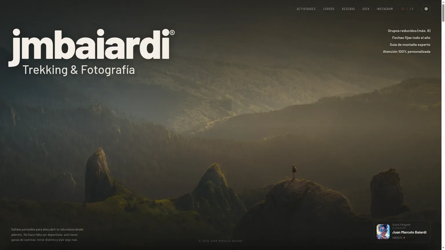 Baiardi Aventura · Sistema de Reservas